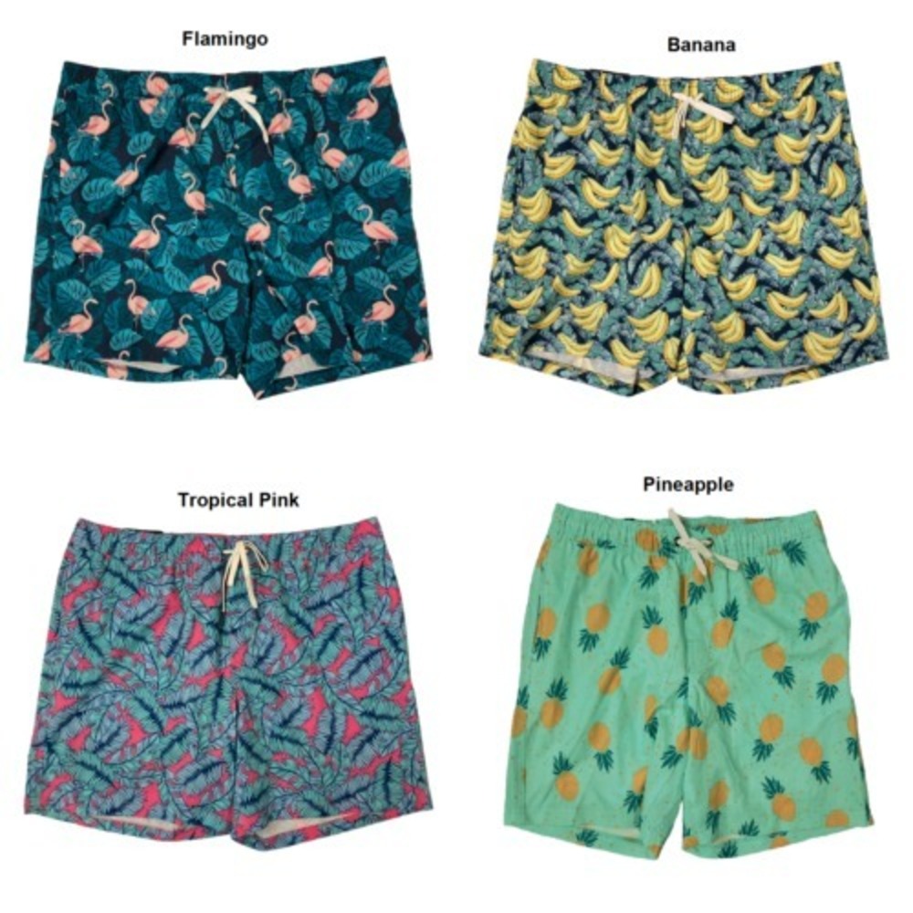 Member's Mark Resort Swim Trunk Tropical Pink XXLarge